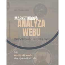 Marketingová analýza webu, UX, UI, strategie značky, brand